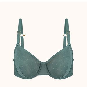Lively Dot Mesh Unlined Bra